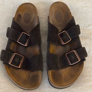 Birkenstock Arizona - brown suede- size 39